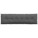 PODUSZKA NA PLECY CIEMNOSZARY 180X19X50CM TKANINA