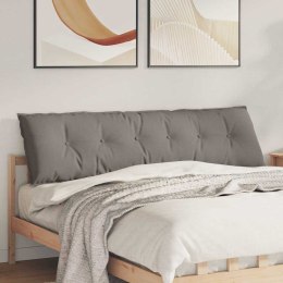 VidaXL Poduszka na plecy Ciemnoszary 180 x 19 x 50 cm tkanina