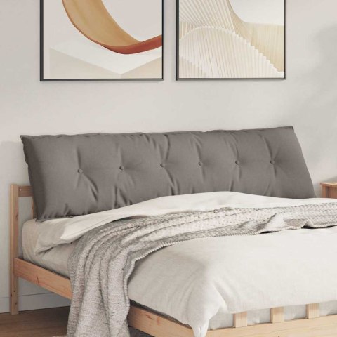 VidaXL Poduszka na plecy Ciemnoszary 180 x 19 x 50 cm tkanina