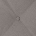 VidaXL Poduszka na plecy Ciemnoszary 180 x 19 x 50 cm tkanina