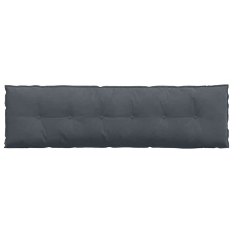 VidaXL Poduszka na plecy Ciemnoszary 180 x 50 cm Tkanina sztruksowa