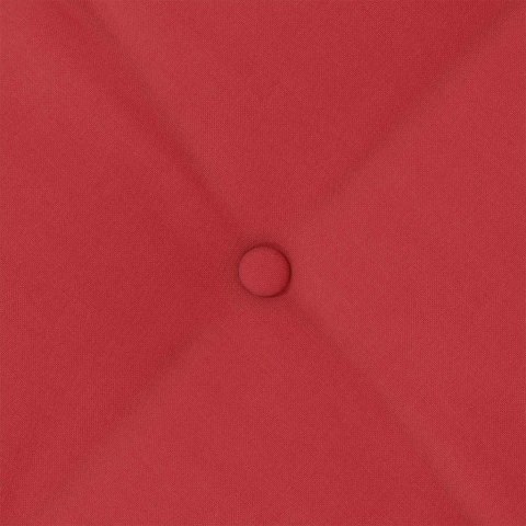 VidaXL Poduszka na plecy Czerwony 160 x 19 x 50 cm tkanina