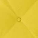 VidaXL Poduszka na plecy Jasnożółty 180 x 19 x 50 cm tkanina