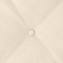 VidaXL Poduszka na plecy Kremowy 140 x 50 cm Tkanina sztruksowa