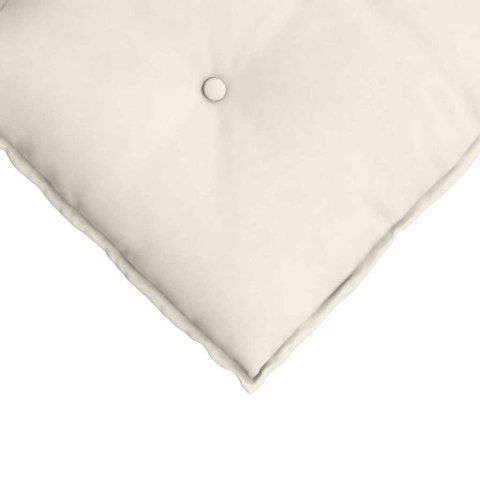 VidaXL Poduszka na plecy Kremowy 180 x 50 cm Tkanina sztruksowa