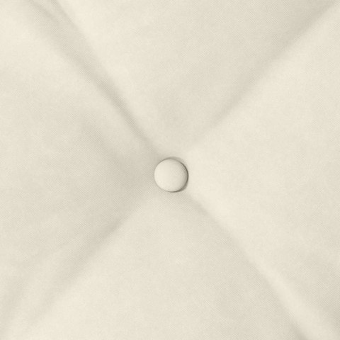 VidaXL Poduszka na plecy Kremowy 180 x 50 cm Tkanina sztruksowa