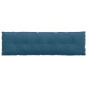 VidaXL Poduszka na plecy Niebieski 180 x 50 cm Tkanina sztruksowa