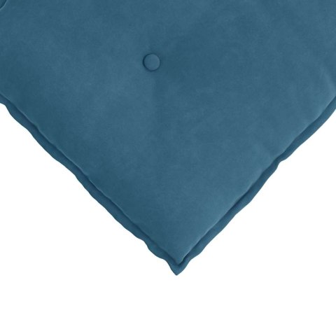 VidaXL Poduszka na plecy Niebieski 180 x 50 cm Tkanina sztruksowa