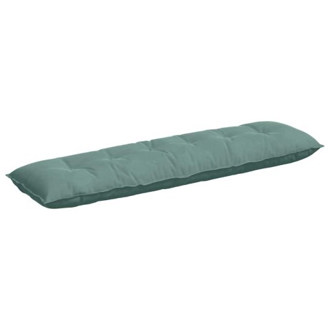 VidaXL Poduszka na plecy Zielony morski 180 x 50 cm Tkanina sztruksowa