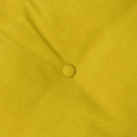 PODUSZKA NA PLECY ŻÓŁTY 160X50CM TKANINA SZTRUKSOWA