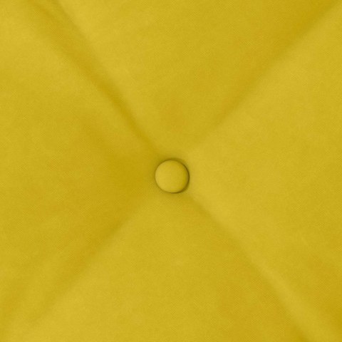 VidaXL Poduszka na plecy Żółty 180 x 50 cm Tkanina sztruksowa