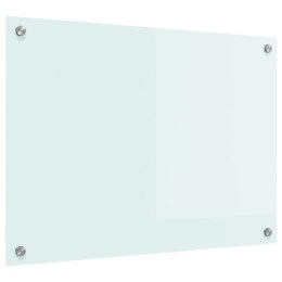 VidaXL Przód kuchenny Biały 70 x 50 cm szkło hartowane