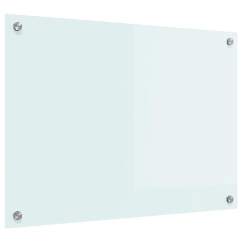 VidaXL Przód kuchenny Biały 70 x 50 cm szkło hartowane