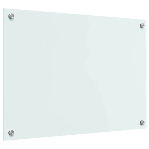 VidaXL Przód kuchenny Biały 70 x 50 cm szkło hartowane
