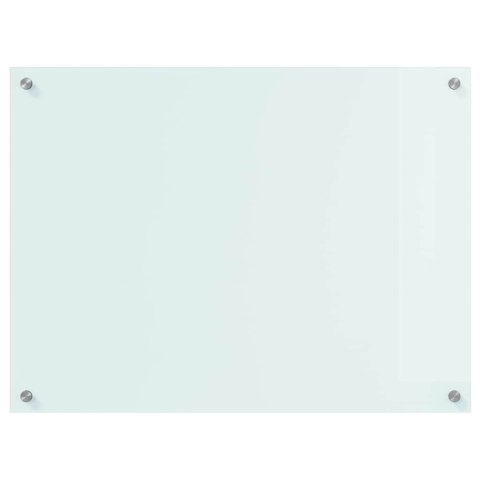 VidaXL Przód kuchenny Biały 80 x 60 cm szkło hartowane