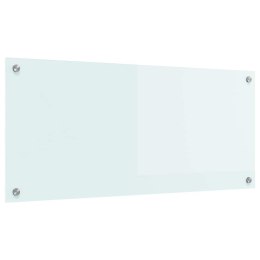 VidaXL Przód kuchenny Biały 90 x 40 cm szkło hartowane