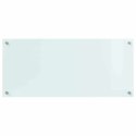 VidaXL Przód kuchenny Biały 90 x 40 cm szkło hartowane