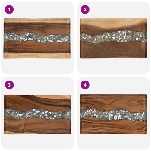 STOŁEK ŁAZIENKOWY NATURALNY 50X 30X 45CM DREWNO NATURALNE