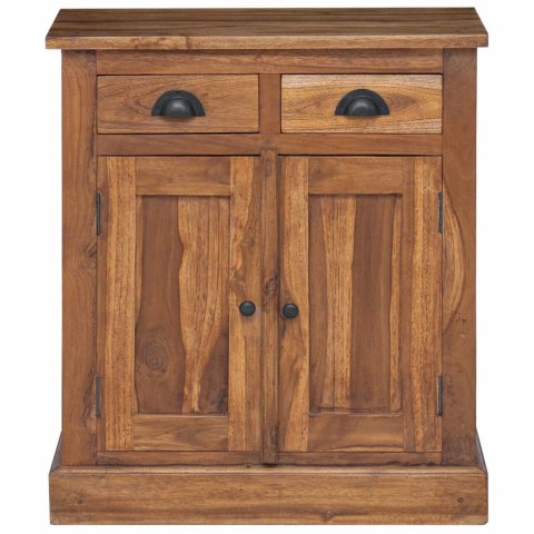 SZAFKA DO PRZECHOWYWANIA Z SZUFLADĄ BRĄZOWY 65X30X75CM