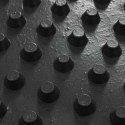 VidaXL Arkusz odwodnienia Czarny 0,5 x 10 m HDPE