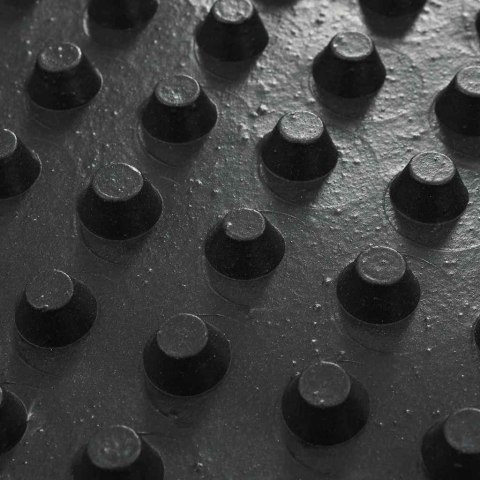 VidaXL Arkusz odwodnienia Czarny 0,5 x 10 m HDPE