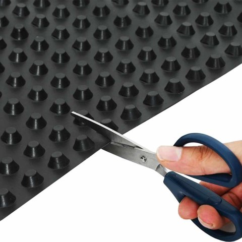 VidaXL Arkusz odwodnienia Czarny 1 x 10 m HDPE