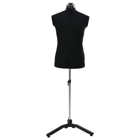 MANEKIN KRAWIECKI REGULOWANY CZARNY 37.5-45.5 CALI TKANINA