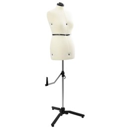 VidaXL Kobieca Regulowana Forma Sukienki Kremowy m Aksamit