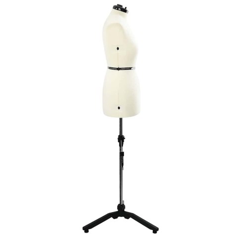 VidaXL Kobieca Regulowana Forma Sukienki Kremowy m Aksamit