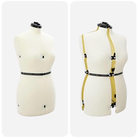 VidaXL Kobieca Regulowana Forma Sukienki Kremowy m Aksamit