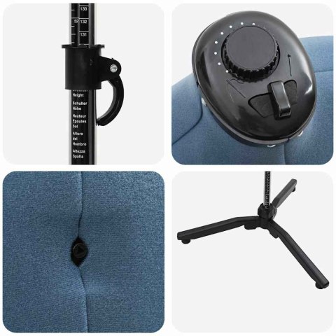 MANEKIN KRAWIECKI REGULOWANY NIEBIESKI 37.5-45.5 CALI