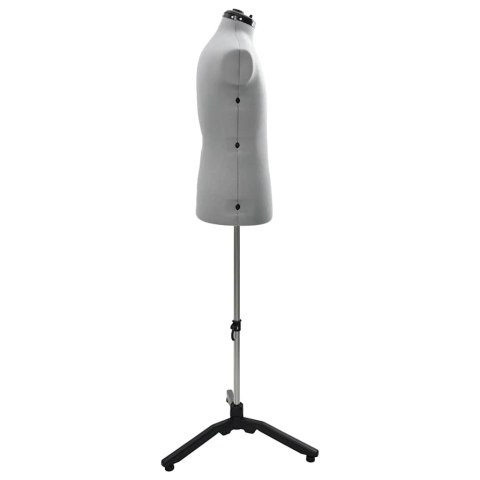 VidaXL Kobieca Regulowana Forma Sukienki Szary 37.5-45.5 cali tkanina