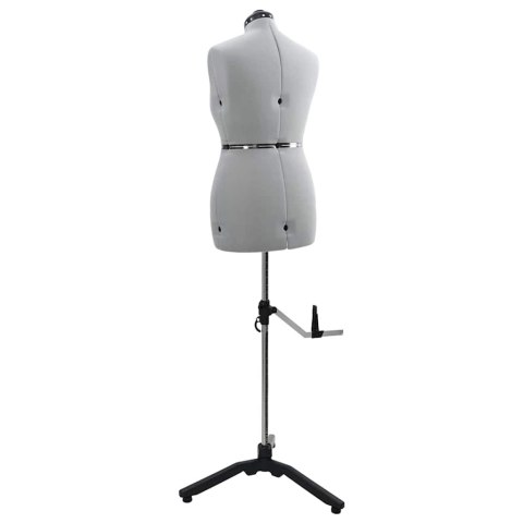 VidaXL Kobieca Regulowana Forma Sukienki Szary m Aksamit