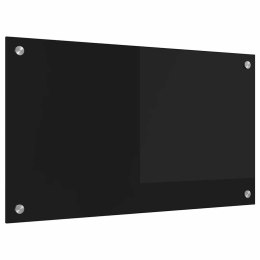 PRZÓD KUCHENNY CZARNY 70X40CM SZKŁO HARTOWANE