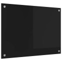 PRZÓD KUCHENNY CZARNY 70X50CM SZKŁO HARTOWANE