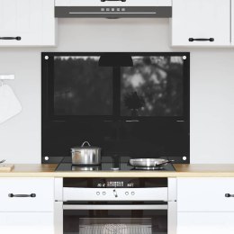 PRZÓD KUCHENNY CZARNY 80X60CM SZKŁO HARTOWANE