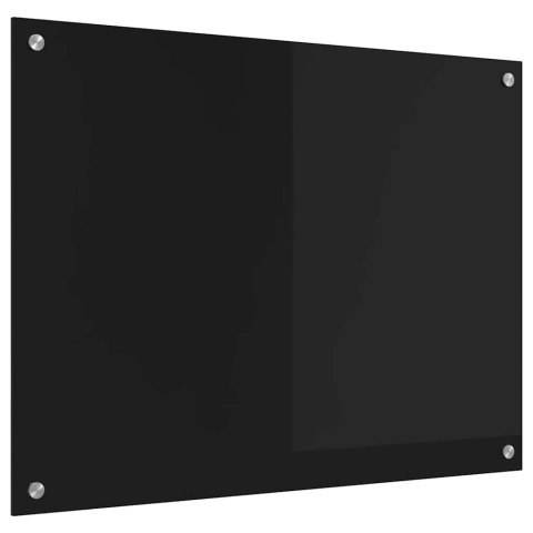 PRZÓD KUCHENNY CZARNY 80X60CM SZKŁO HARTOWANE