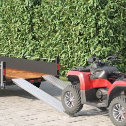 VidaXL Rampa załadunkowa Srebrny 159 x 23 x 5 cm Stal Galwanizowana