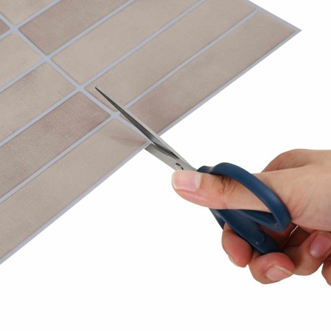 VidaXL Dekoracyjne naklejki 10 pcs Beżowa kawa 29 x 22,9 x 0,8 cm