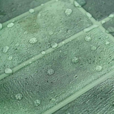 VidaXL Dekoracyjne naklejki 10 pcs Ciemna zieleń 29 x 22,9 x 0,8 cm