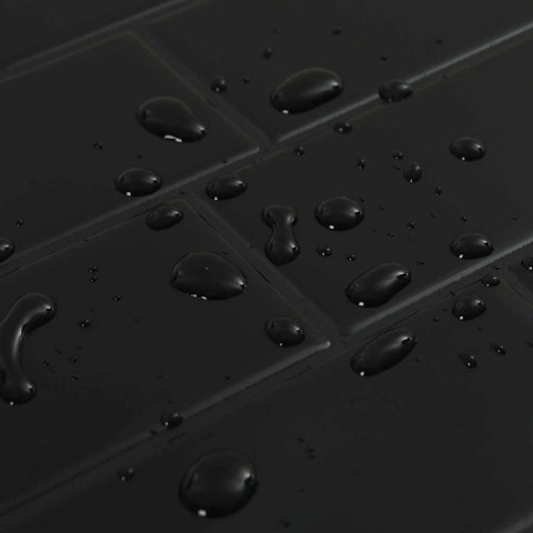 VidaXL Dekoracyjne naklejki 10 pcs Czarny 29,4 x 21,4 x 0,8 cm