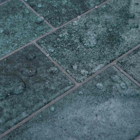 VidaXL Dekoracyjne naklejki 10 pcs Niebieskozielony