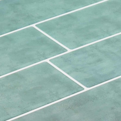 VidaXL Dekoracyjne naklejki 10 pcs Szary zielony 29,4 x 21,4 x 0,8 cm