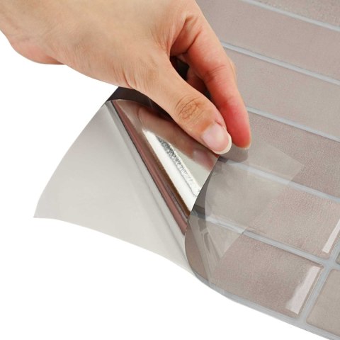 VidaXL Dekoracyjne naklejki 20 pcs Beżowa kawa 29 x 22,9 x 0,8 cm