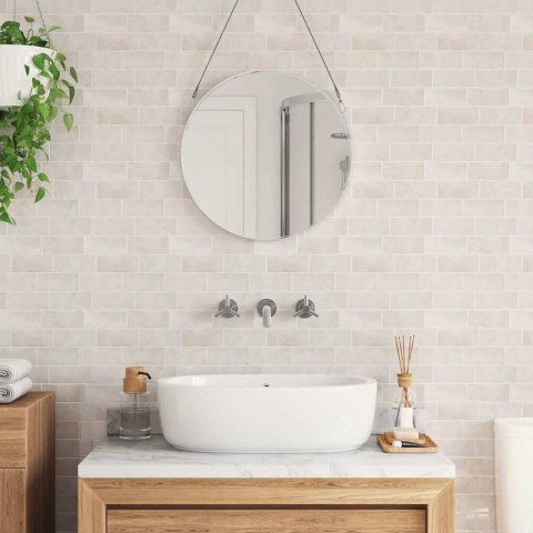 VidaXL Dekoracyjne naklejki 20 pcs Beżowy marmur 29,4 x 21,4 x 0,8 cm