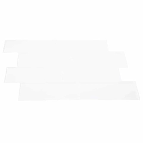 VidaXL Dekoracyjne naklejki 20 pcs Biały 29,4 x 21,4 x 0,8 cm