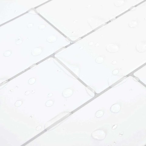 VidaXL Dekoracyjne naklejki 20 pcs Biały szary 29,4 x 21,4 x 0,8 cm