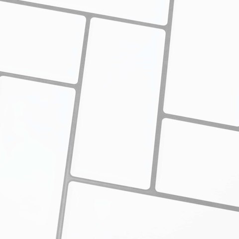 VidaXL Dekoracyjne naklejki 20 pcs Biały szary 30 x 30 x 0,8 cm