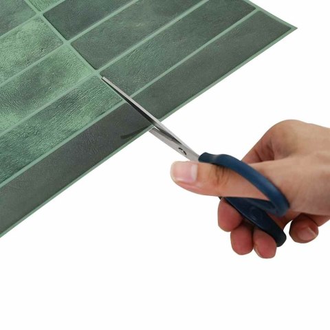 VidaXL Dekoracyjne naklejki 20 pcs Ciemna zieleń 29 x 22,9 x 0,8 cm