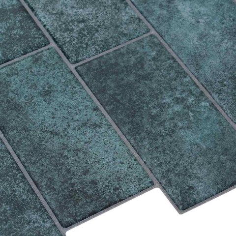 VidaXL Dekoracyjne naklejki 20 pcs Niebieskozielony